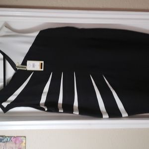 Black and white dress